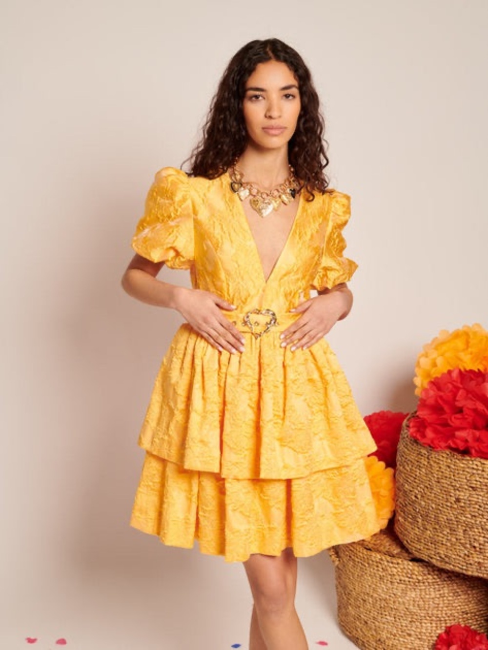 Sister Jane Sol Jacquard Dress